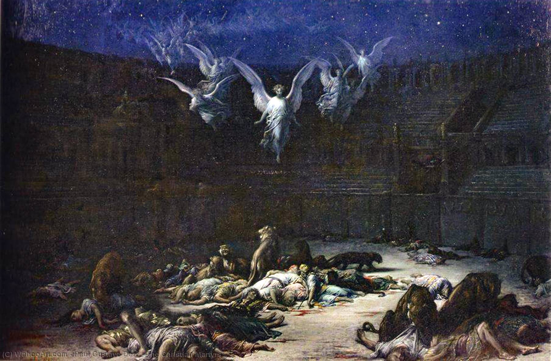 Los mártires cristianos Paul Gustave Doré